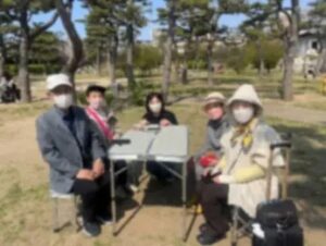めいてぃスマホ教室第1回 屋外授業を開催しました！