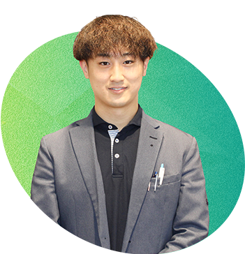 自分の対応によってお客様に「ありがとう」と笑顔で言っていただけたときに喜びを感じます。